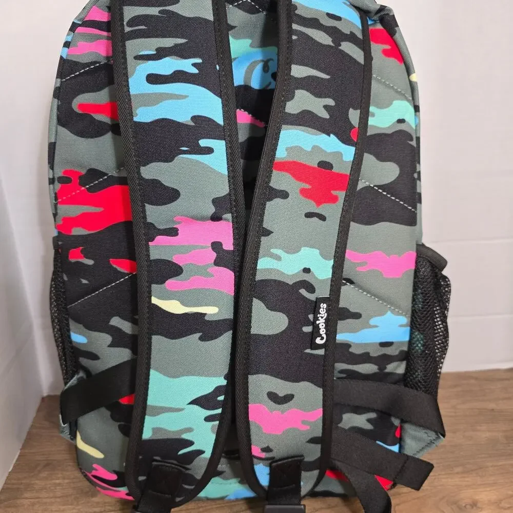 Cookies Escobar Smell Proof Backpack, Green Camo NWT